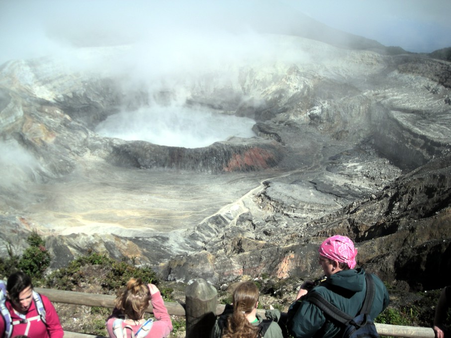 Volcán Poás group photo