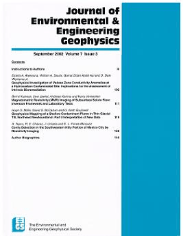 Journal of
          Environmental Engineering Geophysics