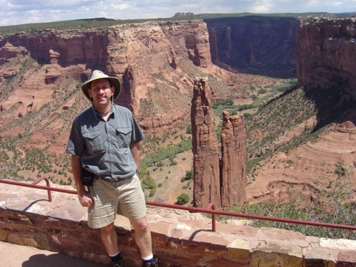 me at Spider Rock in Canyon de Chelly