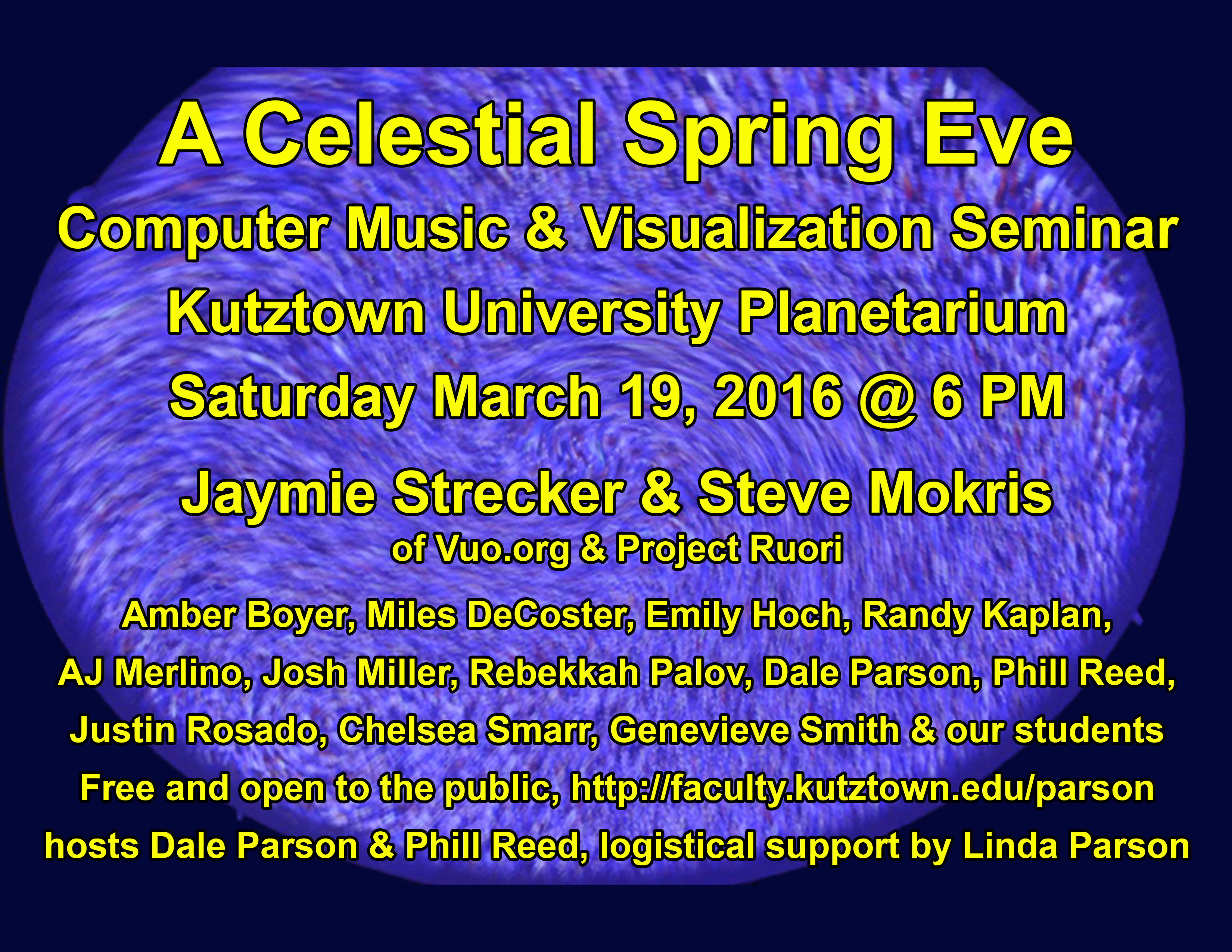 A Celestial Spring Eve, March 19, 2016